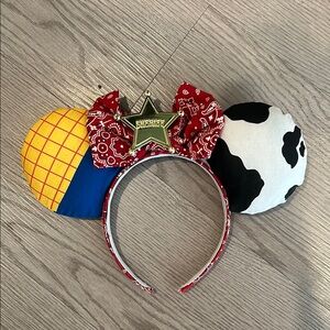 Sheriff Themed Mouse Ears Headband